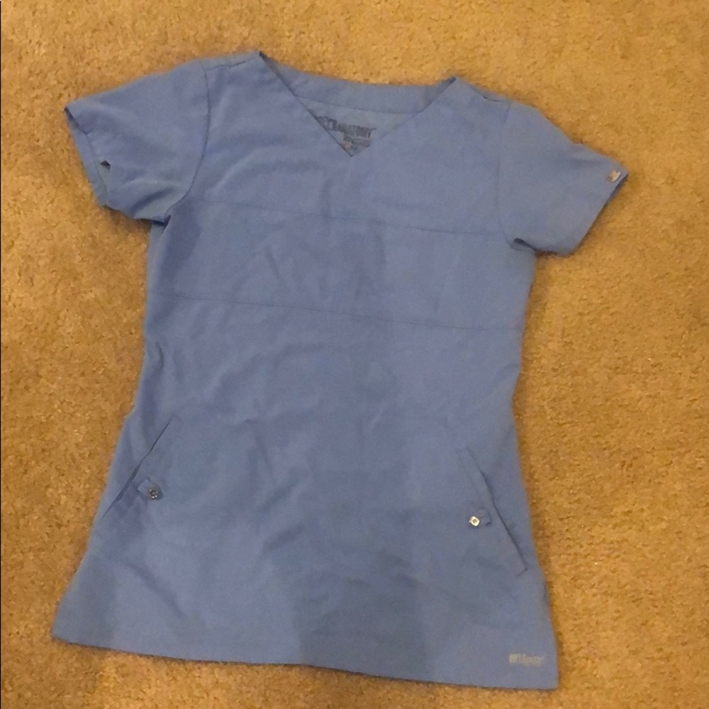 Greys anatomy by barco scrub top xs